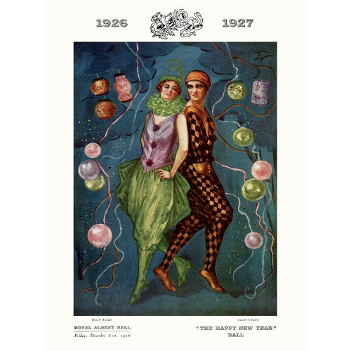 Programme for The Happy New Year Ball, in aid of The Middlesex Hospital, 31 December 1926 - Royal Albert Hall