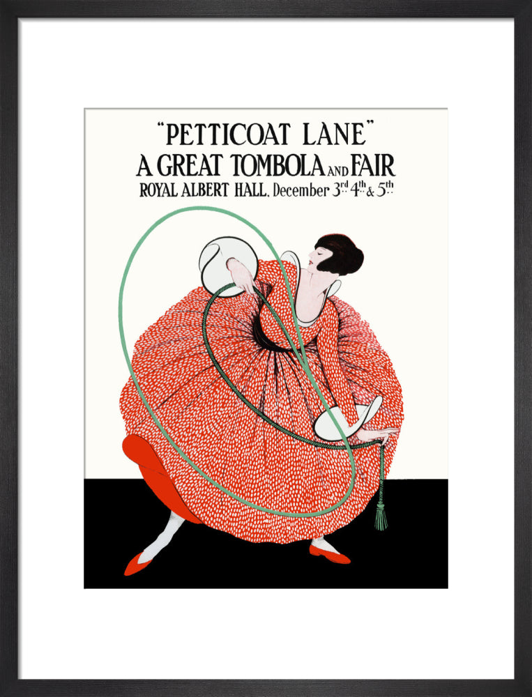 Petticoat Lane, A Great Tombola and Fair Art Print