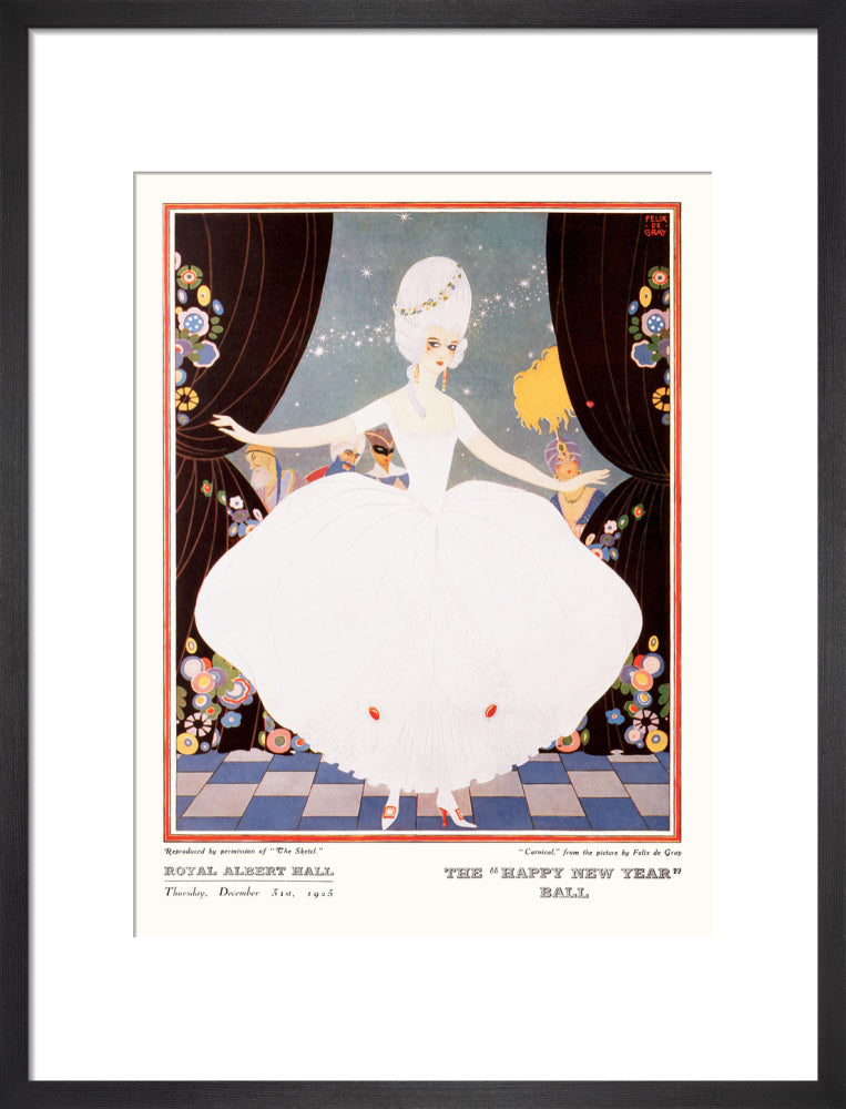The Sphere and Tatler Ball 'The Happy New Year' Ball' Art Print