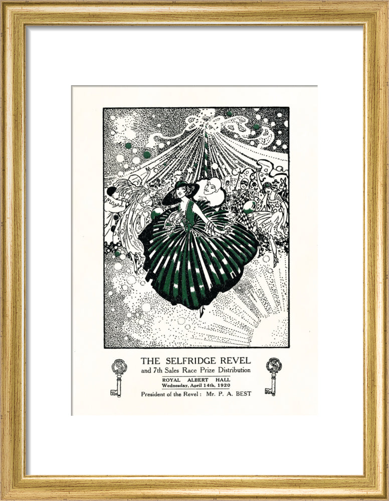 The Selfridge Revel and Seventh Sales Race Prize Distribution Art Print