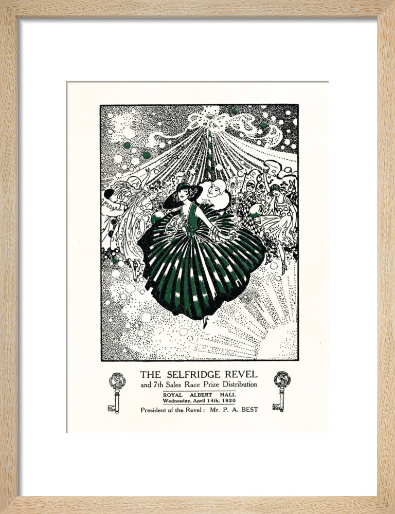 The Selfridge Revel and Seventh Sales Race Prize Distribution Art Print