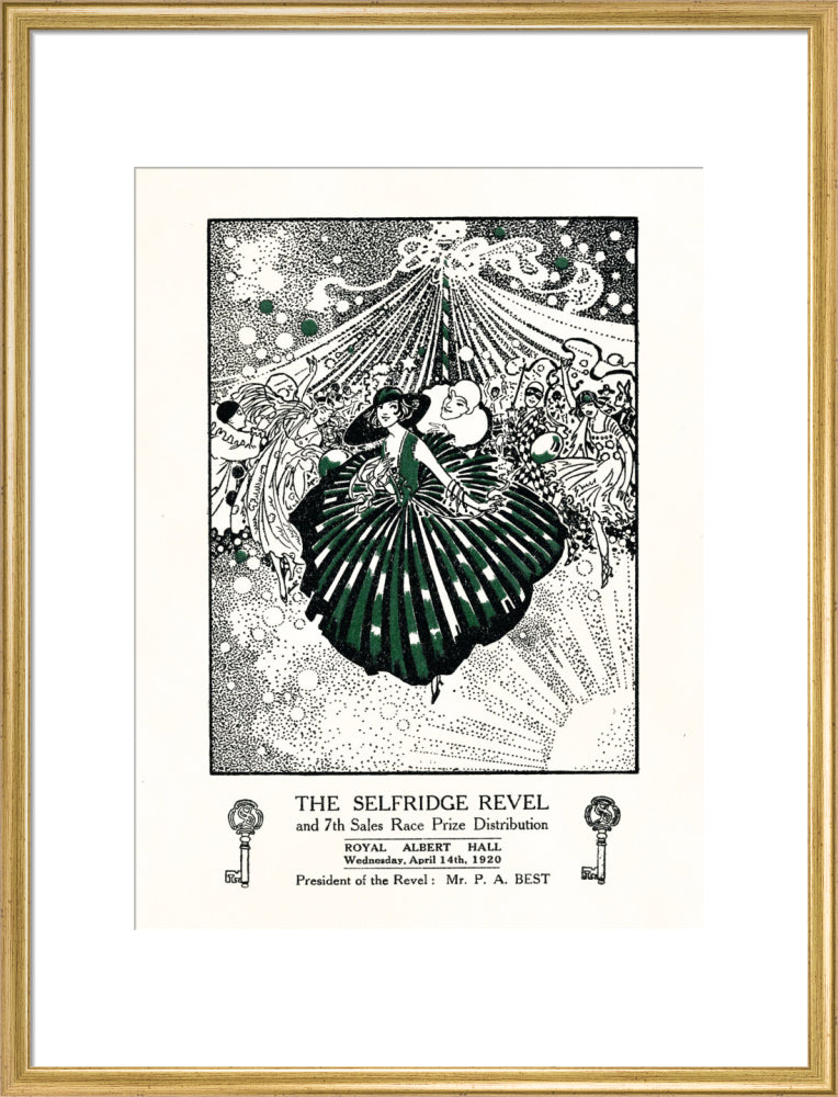 The Selfridge Revel and Seventh Sales Race Prize Distribution Art Print