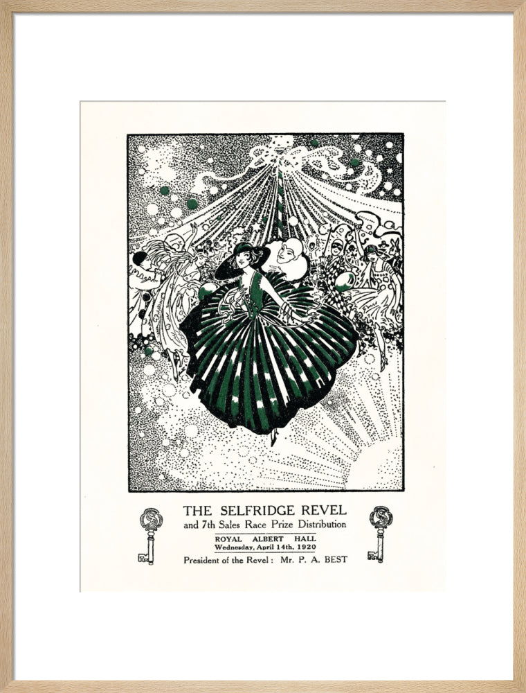 The Selfridge Revel and Seventh Sales Race Prize Distribution Art Print