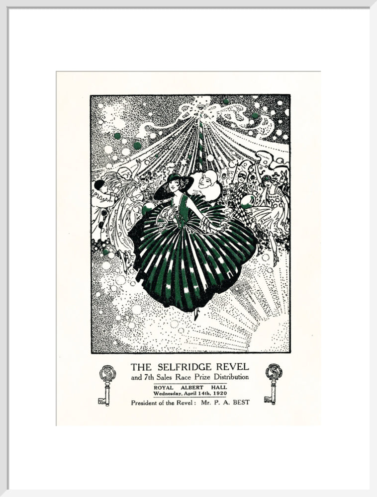 The Selfridge Revel and Seventh Sales Race Prize Distribution Art Print