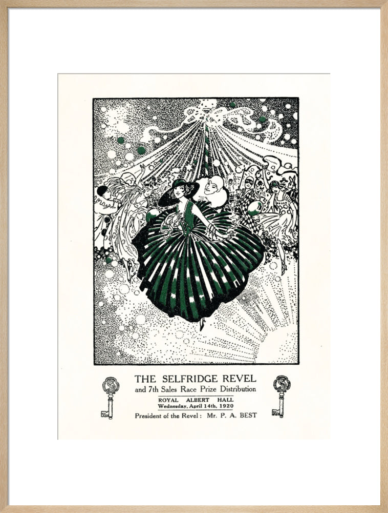 The Selfridge Revel and Seventh Sales Race Prize Distribution Art Print