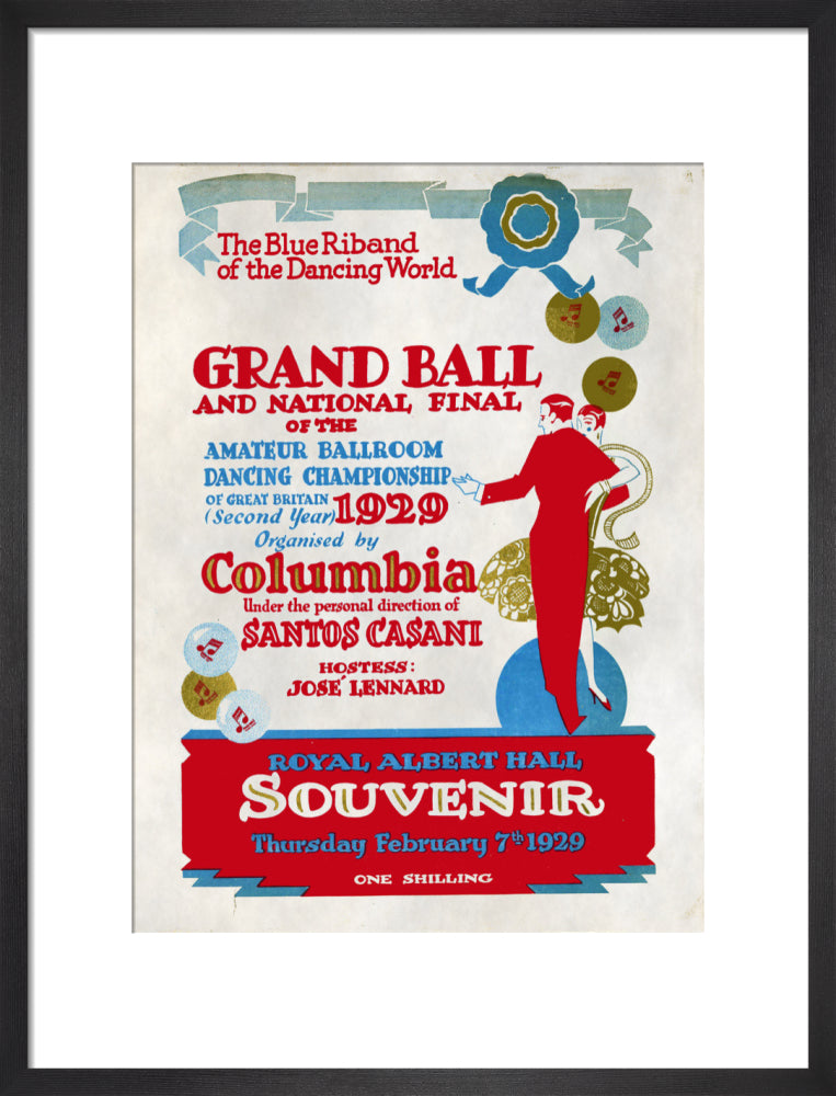 The National Final of the Amateur Ballroom Dancing Championship Art Print
