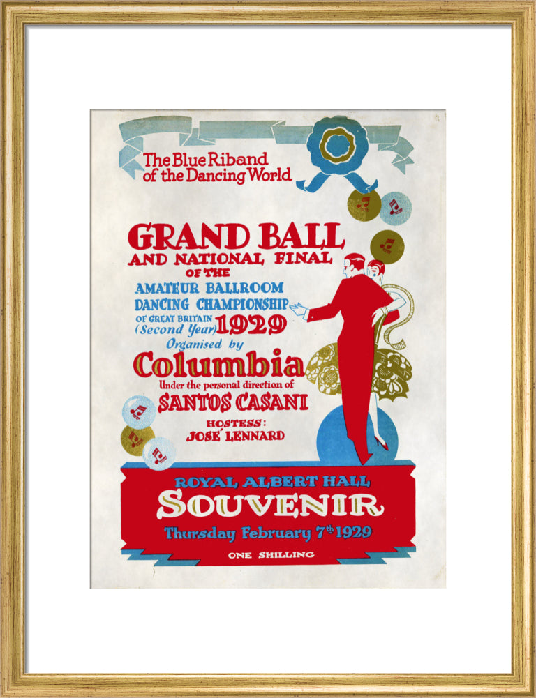 The National Final of the Amateur Ballroom Dancing Championship Art Print