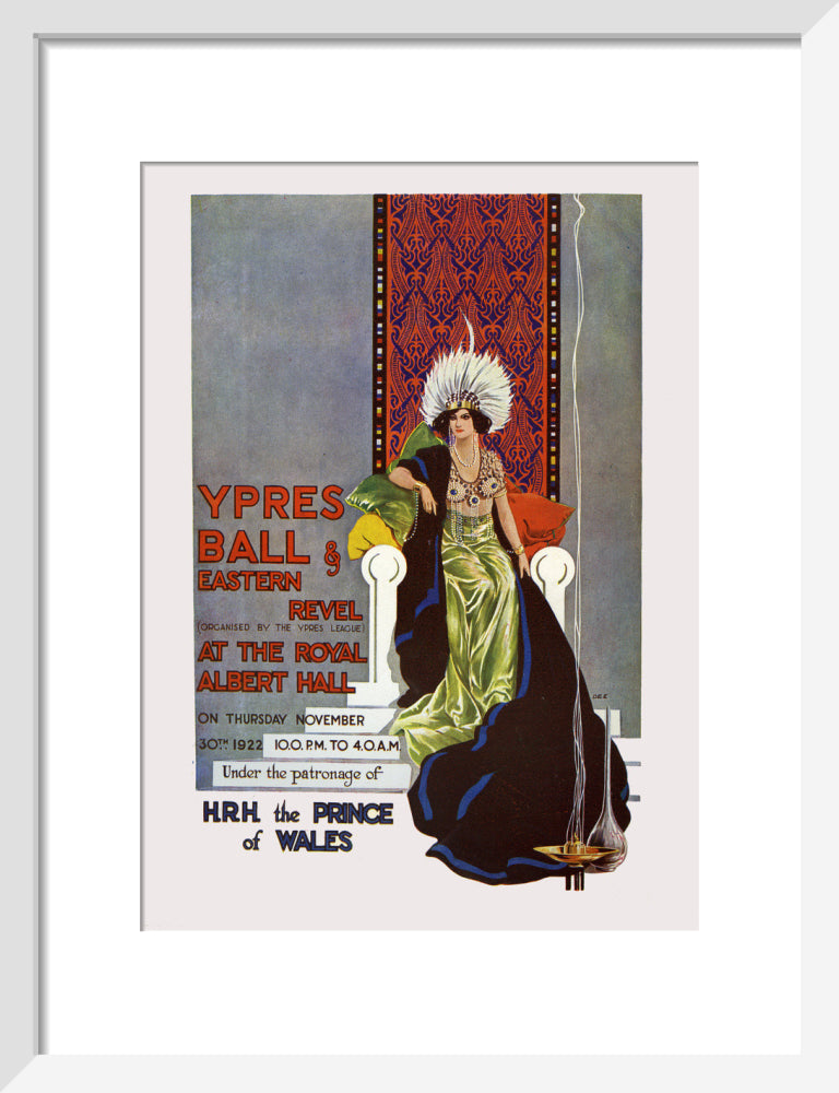 The Ypres Ball and Eastern Revel Art Print