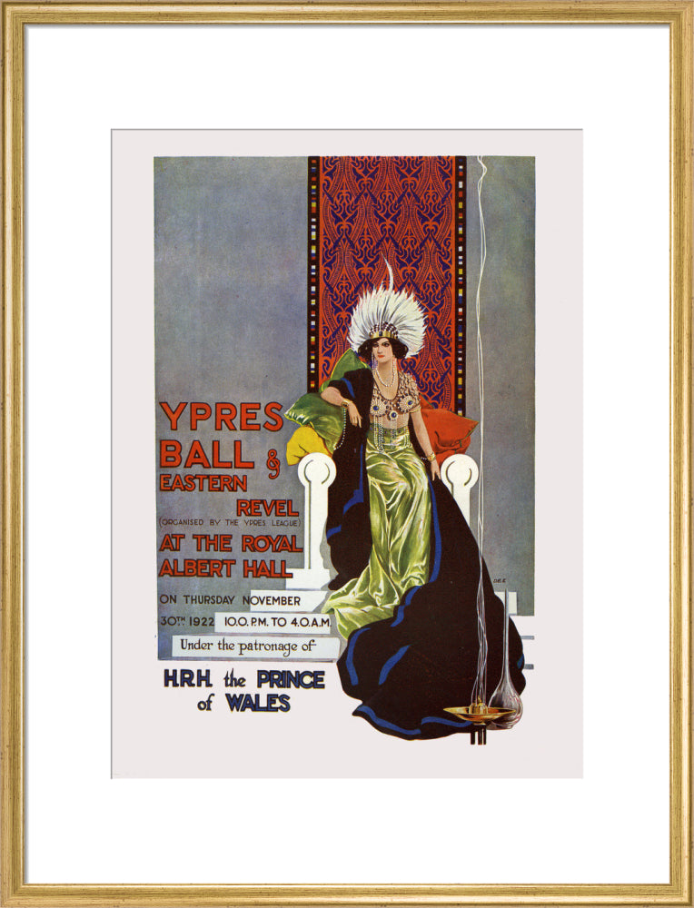 The Ypres Ball and Eastern Revel Art Print