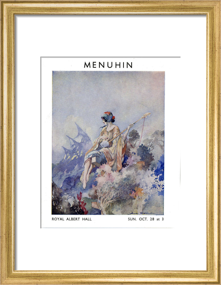 Yehudi Menuhin Concert Art Print