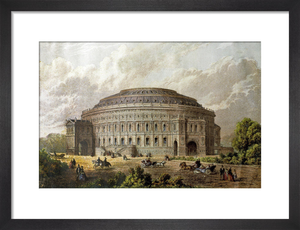 Construction Illustration of the Royal Albert Hall Art Print