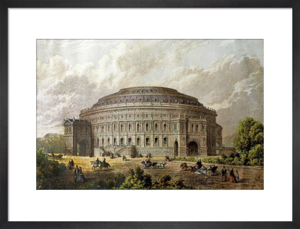Construction Illustration of the Royal Albert Hall Art Print