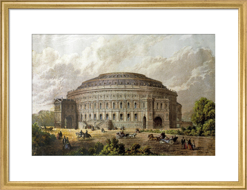 Construction Illustration of the Royal Albert Hall Art Print