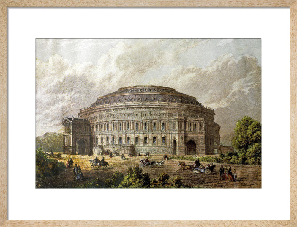 Construction Illustration of the Royal Albert Hall Art Print