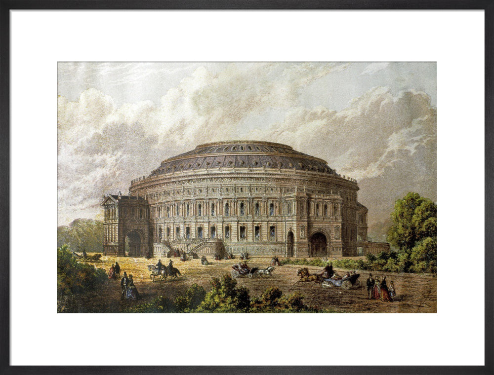 Construction Illustration of the Royal Albert Hall Art Print