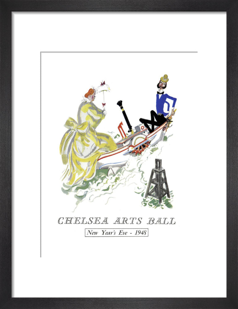 The Chelsea Arts Club Annual Ball 'London River' Art Print