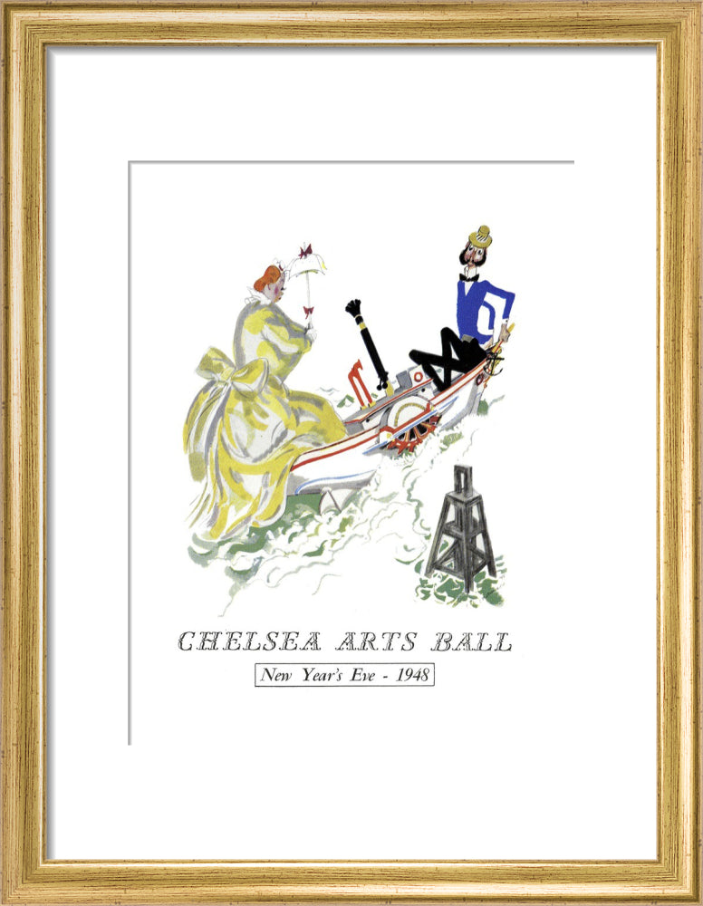 The Chelsea Arts Club Annual Ball 'London River' Art Print
