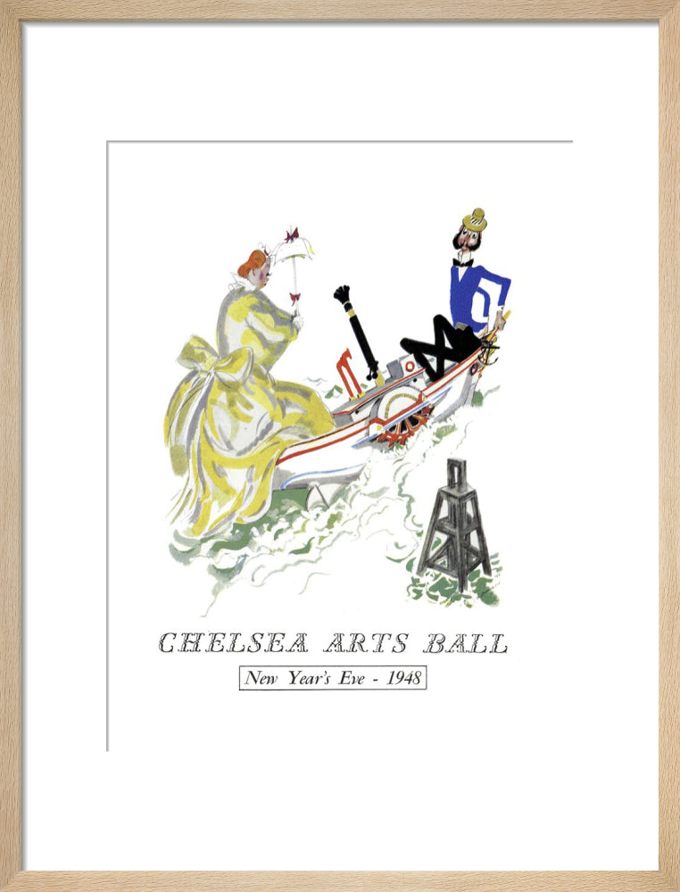 The Chelsea Arts Club Annual Ball 'London River' Art Print