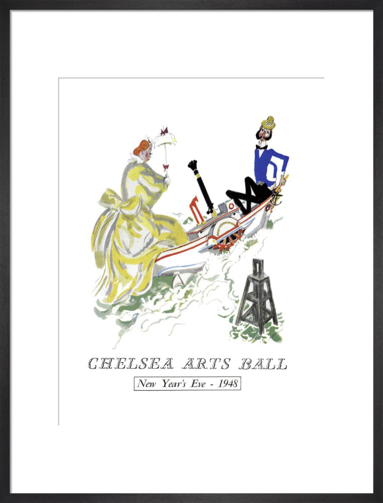 The Chelsea Arts Club Annual Ball 'London River' Art Print
