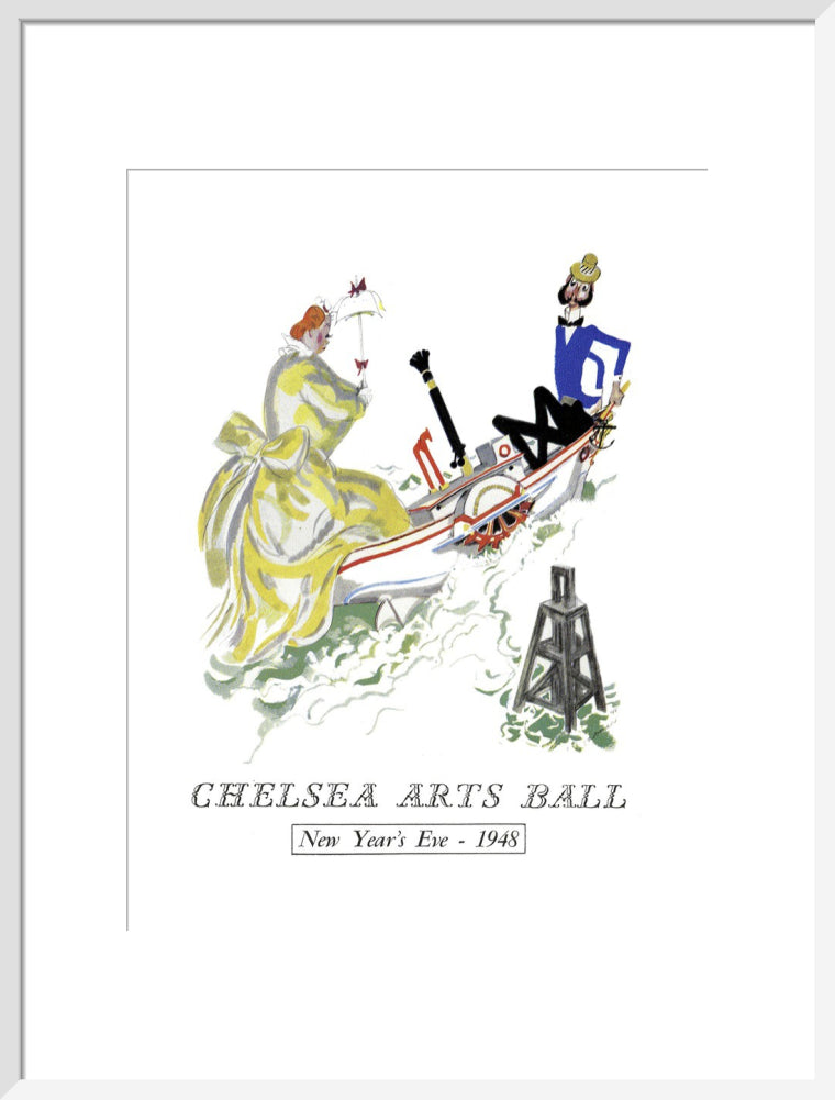 The Chelsea Arts Club Annual Ball 'London River' Art Print