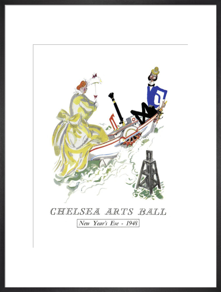 The Chelsea Arts Club Annual Ball 'London River' Art Print