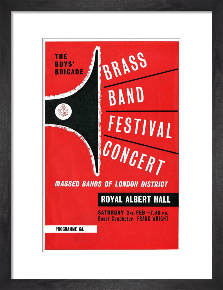 Boys' Brigade Brass Band Festival Concert Art Print
