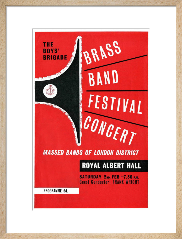 Boys' Brigade Brass Band Festival Concert Art Print