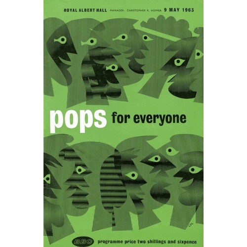 Programme for Pops for Everyone, 9 May 1963 - Royal Albert Hall