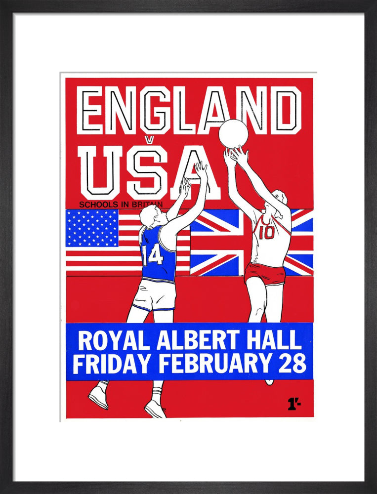English Schools Basketball Tournament Art Print