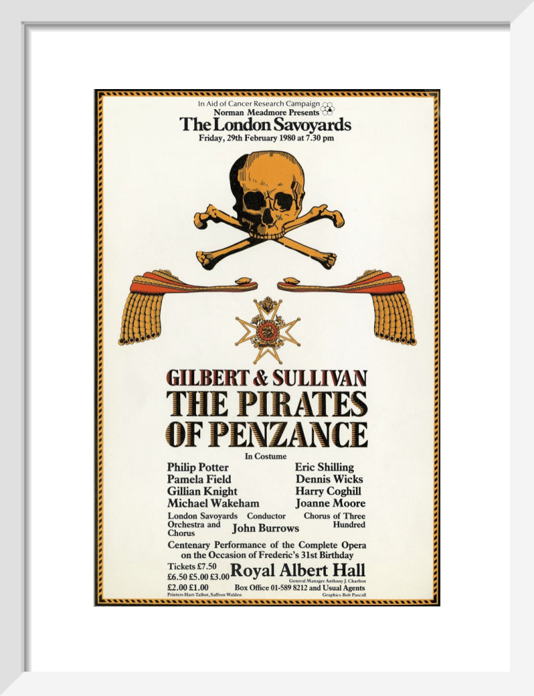 Gilbert & Sullivan's 'The Pirates of Penzance' Art Print