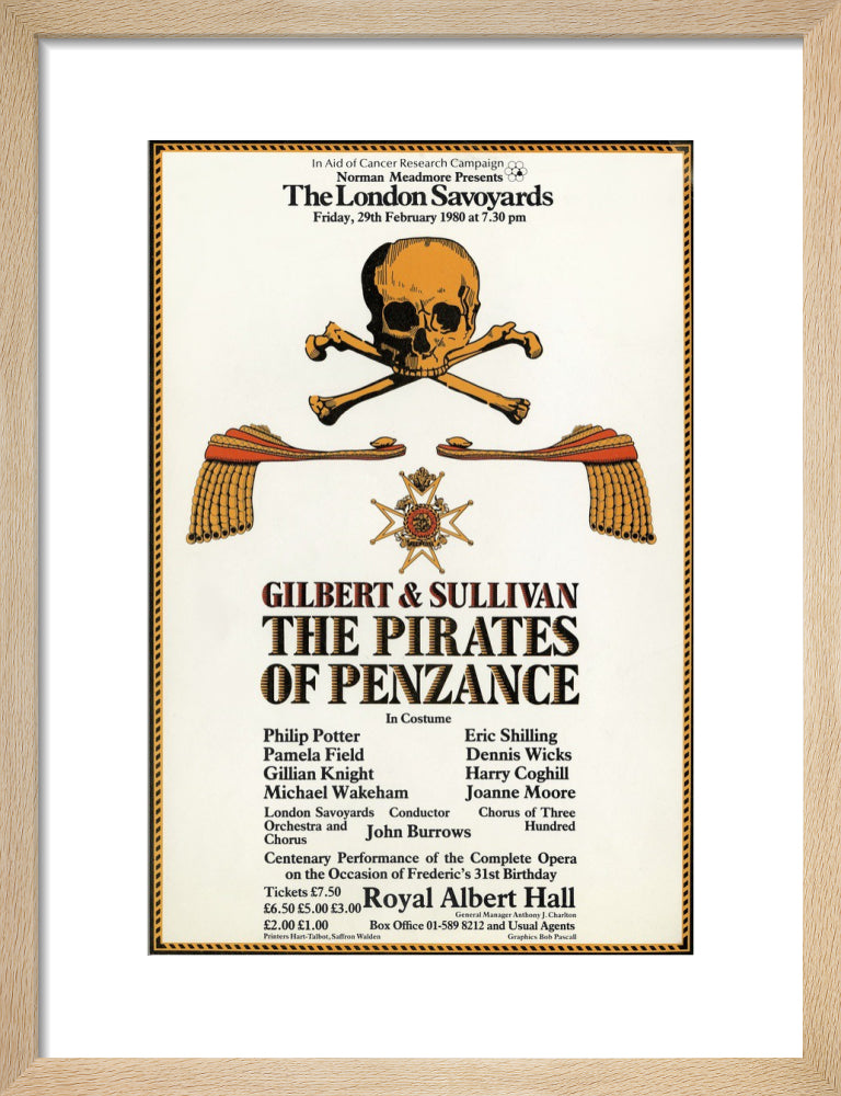Gilbert & Sullivan's 'The Pirates of Penzance' Art Print