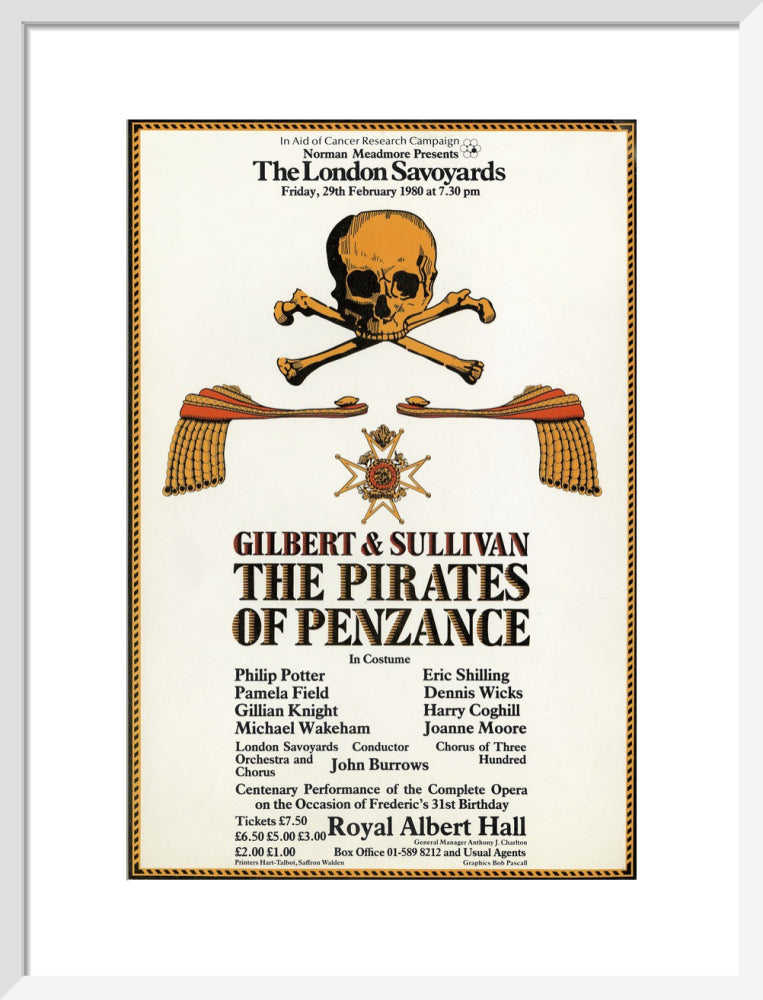 Gilbert & Sullivan's 'The Pirates of Penzance' Art Print