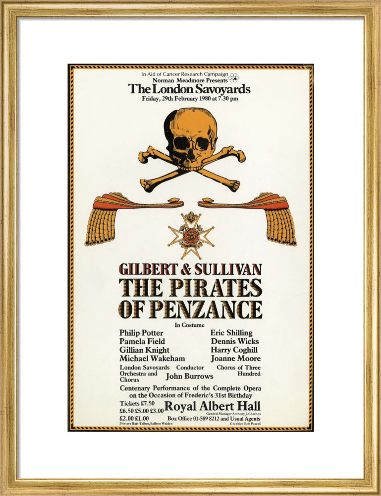 Gilbert & Sullivan's 'The Pirates of Penzance' Art Print