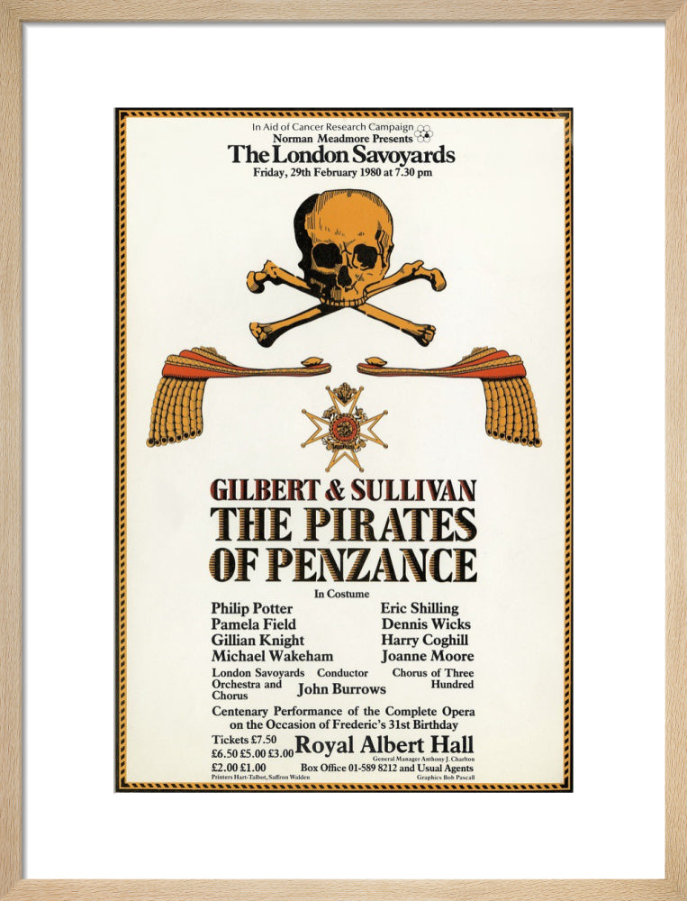 Gilbert & Sullivan's 'The Pirates of Penzance' Art Print