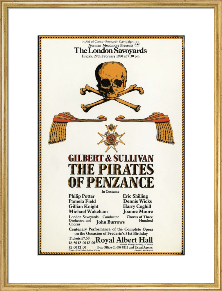 Gilbert & Sullivan's 'The Pirates of Penzance' Art Print