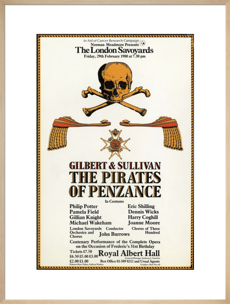 Gilbert & Sullivan's 'The Pirates of Penzance' Art Print