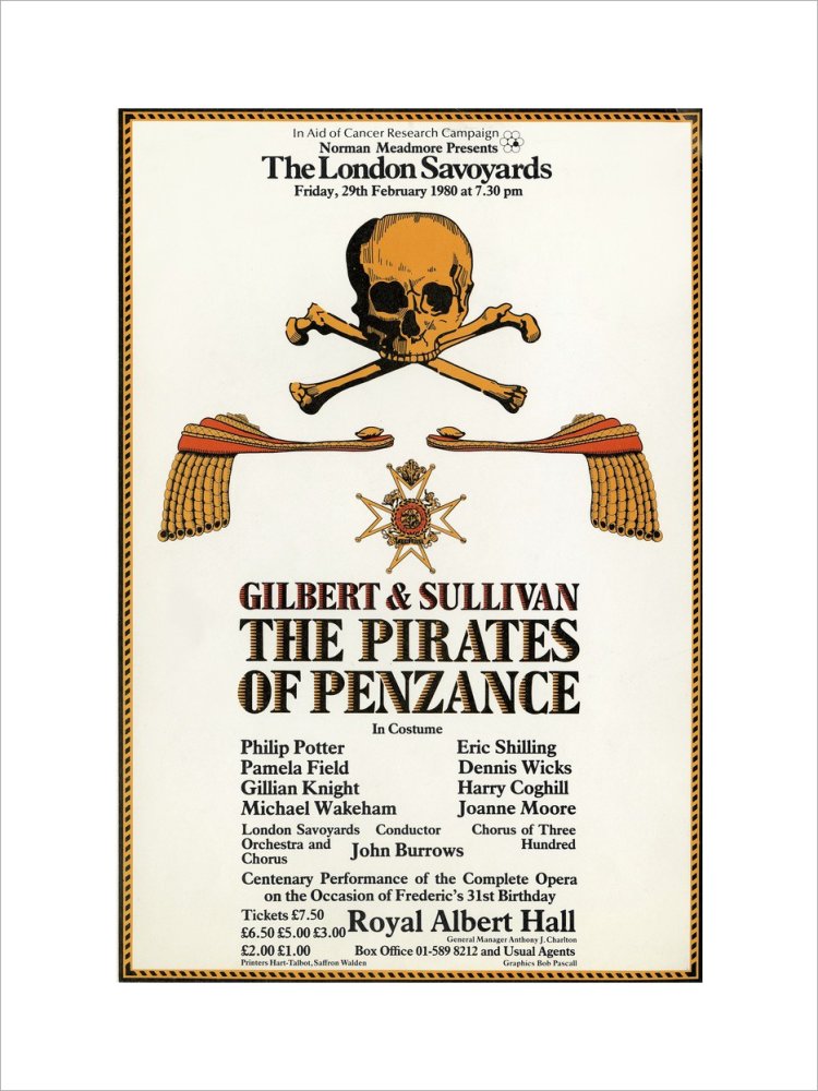 Gilbert & Sullivan's 'The Pirates of Penzance' Art Print