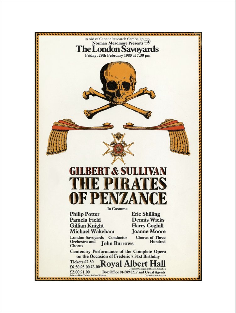 Gilbert & Sullivan's 'The Pirates of Penzance' Art Print