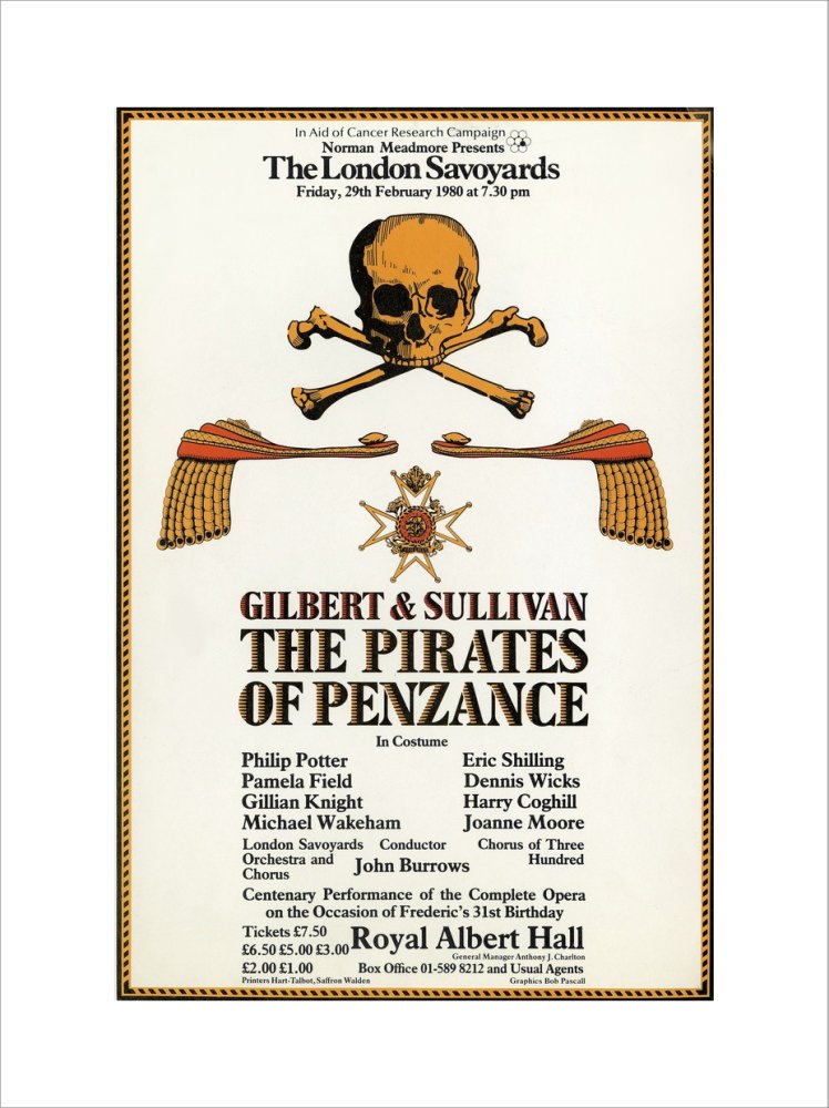 Gilbert & Sullivan's 'The Pirates of Penzance' Art Print