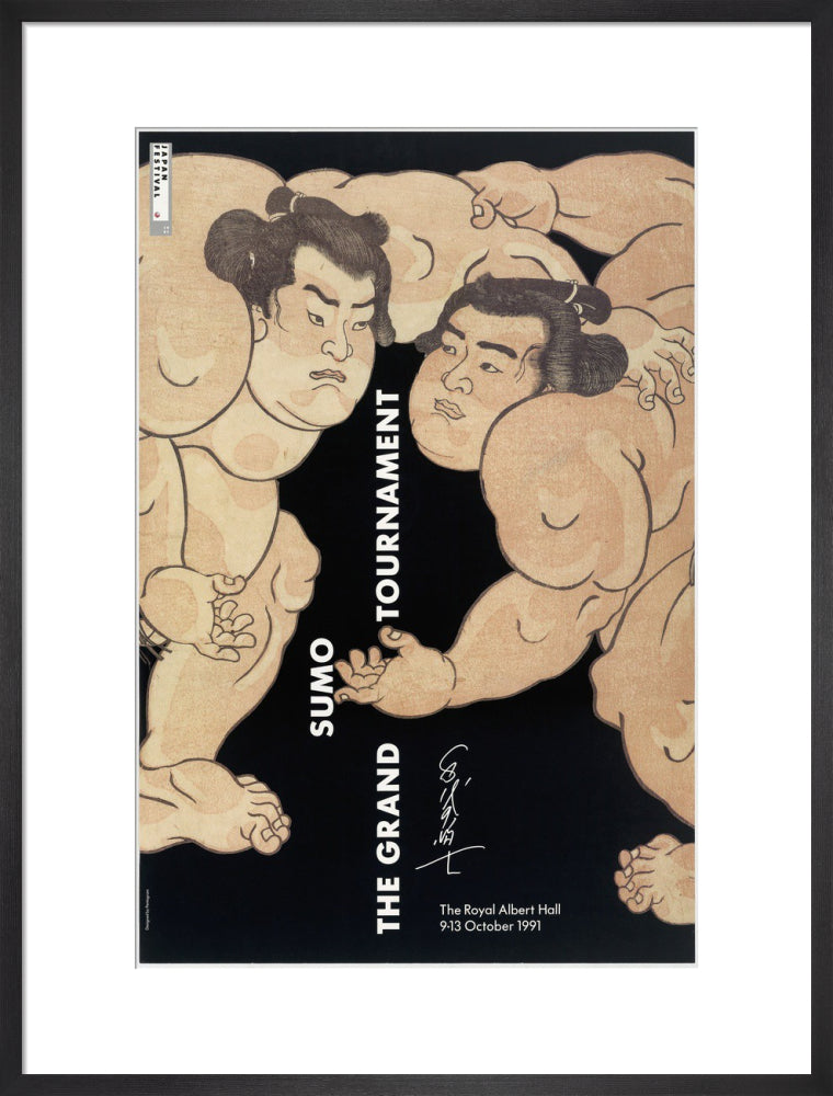 The Grand Sumo Tournament Art Print