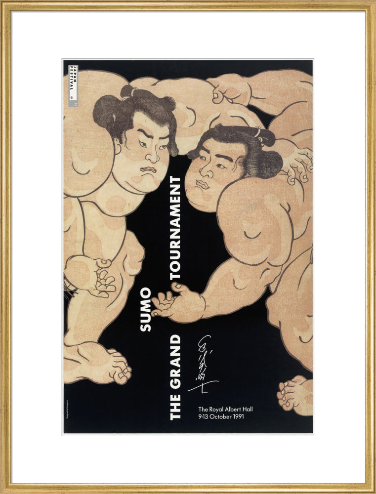 The Grand Sumo Tournament Art Print