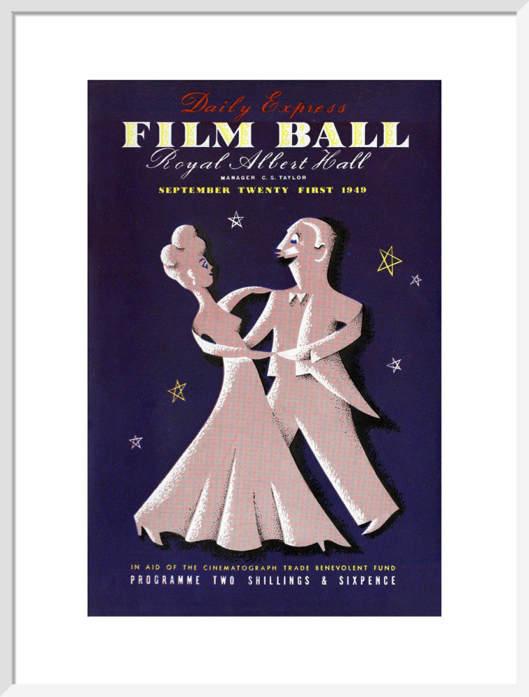 The Daily Express Film Ball, The Cinematograph Trade Benevolent Fund Art Print