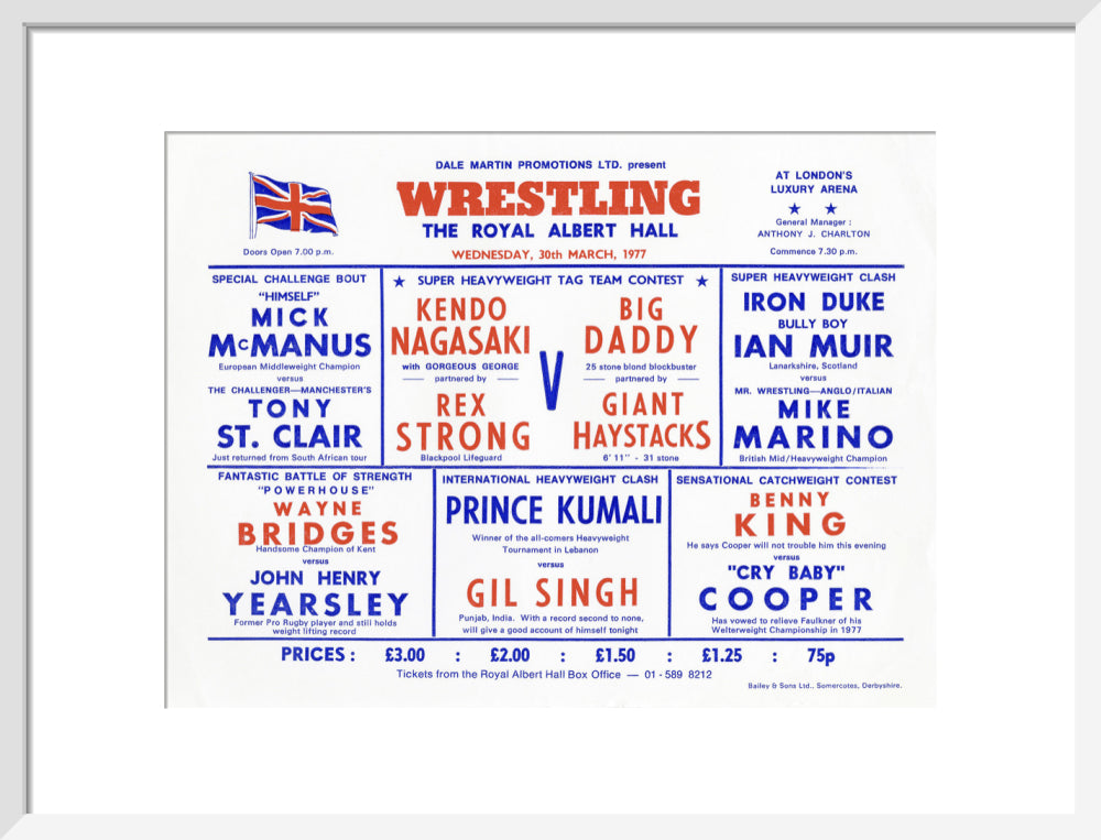 Wrestling Spectacular Art Print