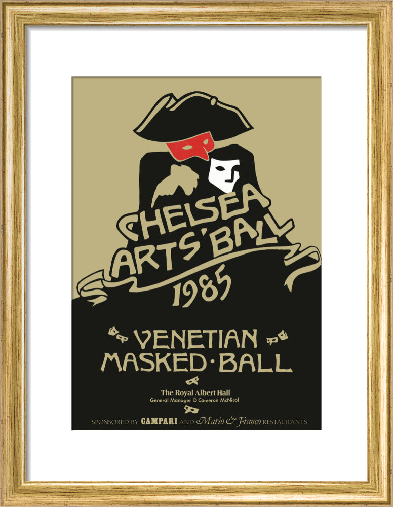 The Chelsea Arts Club Ball 'Venetian Masked Ball' Art Print