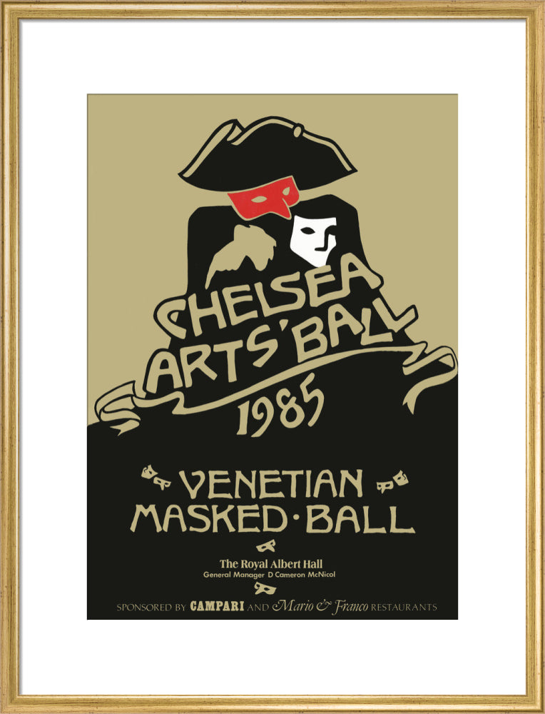 The Chelsea Arts Club Ball 'Venetian Masked Ball' Art Print