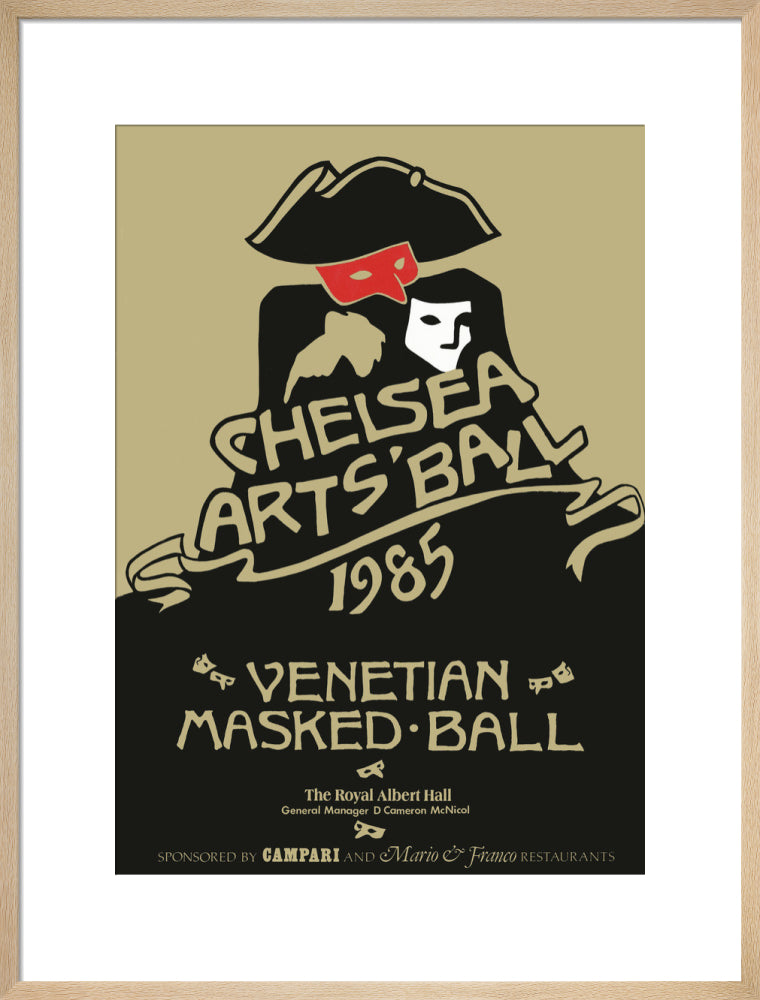 The Chelsea Arts Club Ball 'Venetian Masked Ball' Art Print