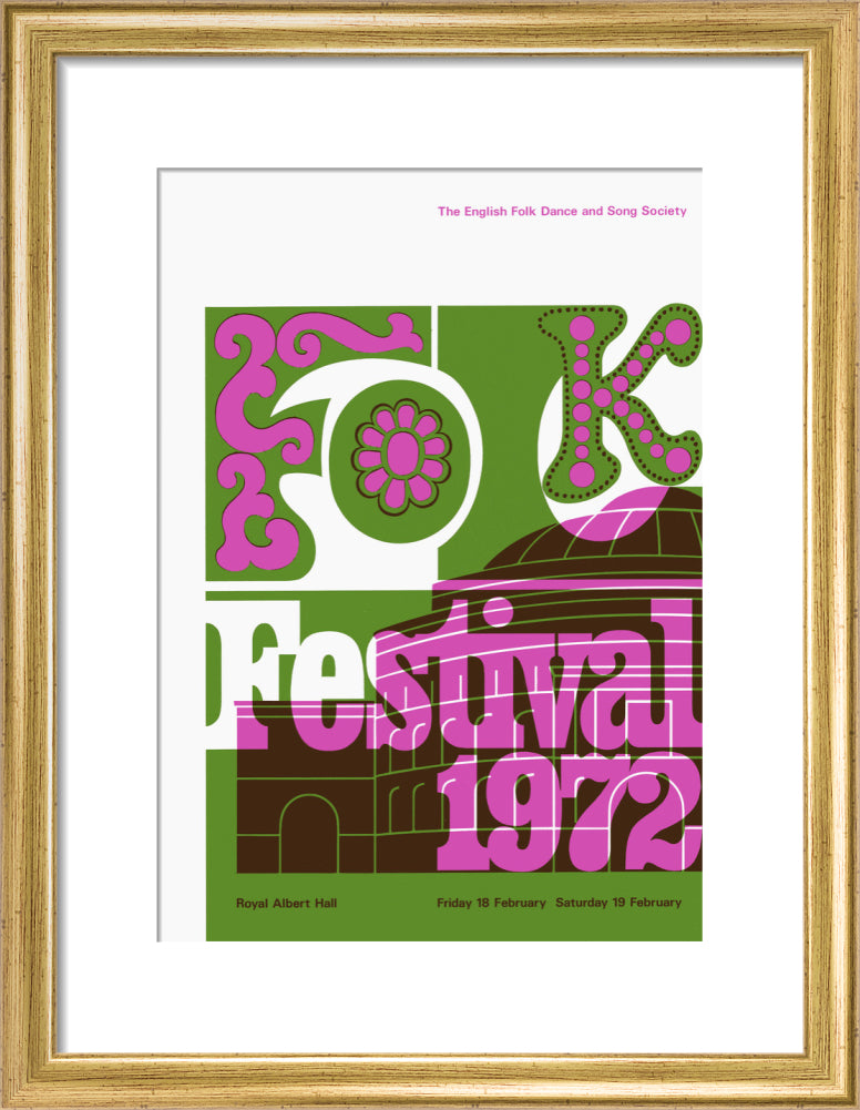 Folk Festival 1972 Art Print