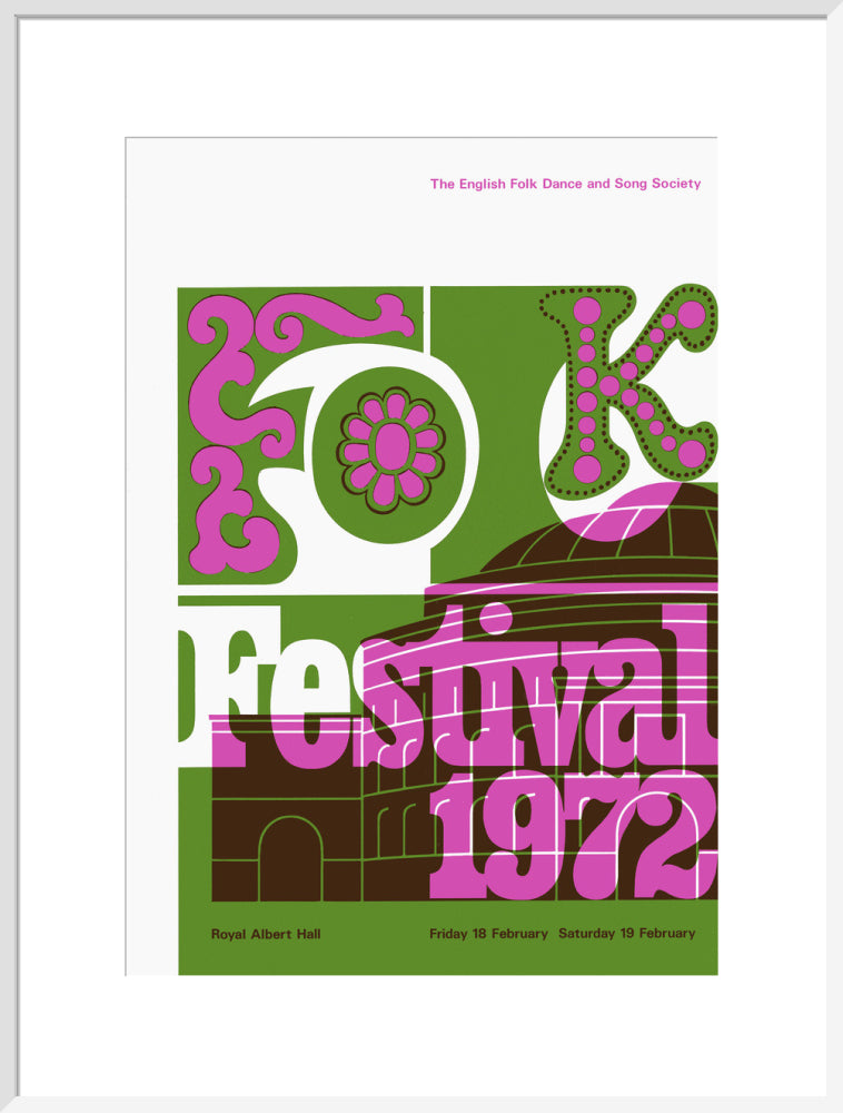 Folk Festival 1972 Art Print