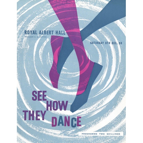 Programme for See How They Dance - Annual Festival of The Society for International Folk Dancing, 6 December 1958 - Royal Albert Hall