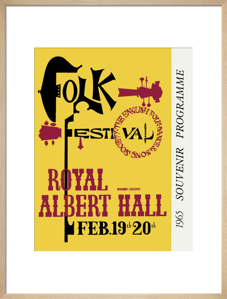 Folk Festival 1965 Art Print